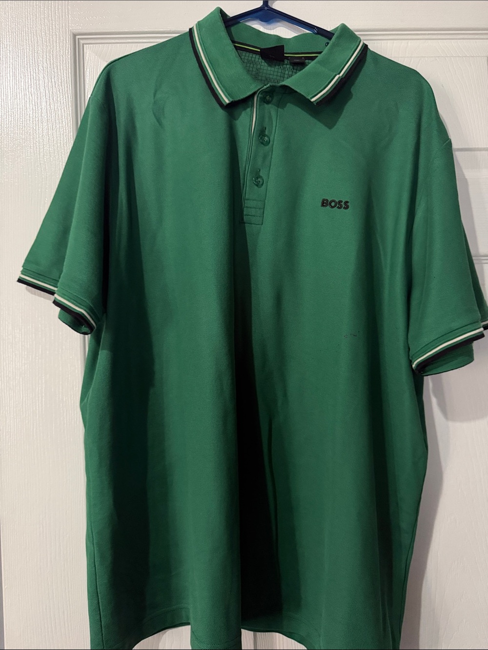 BOSS Green Polo with Contrasting Trim